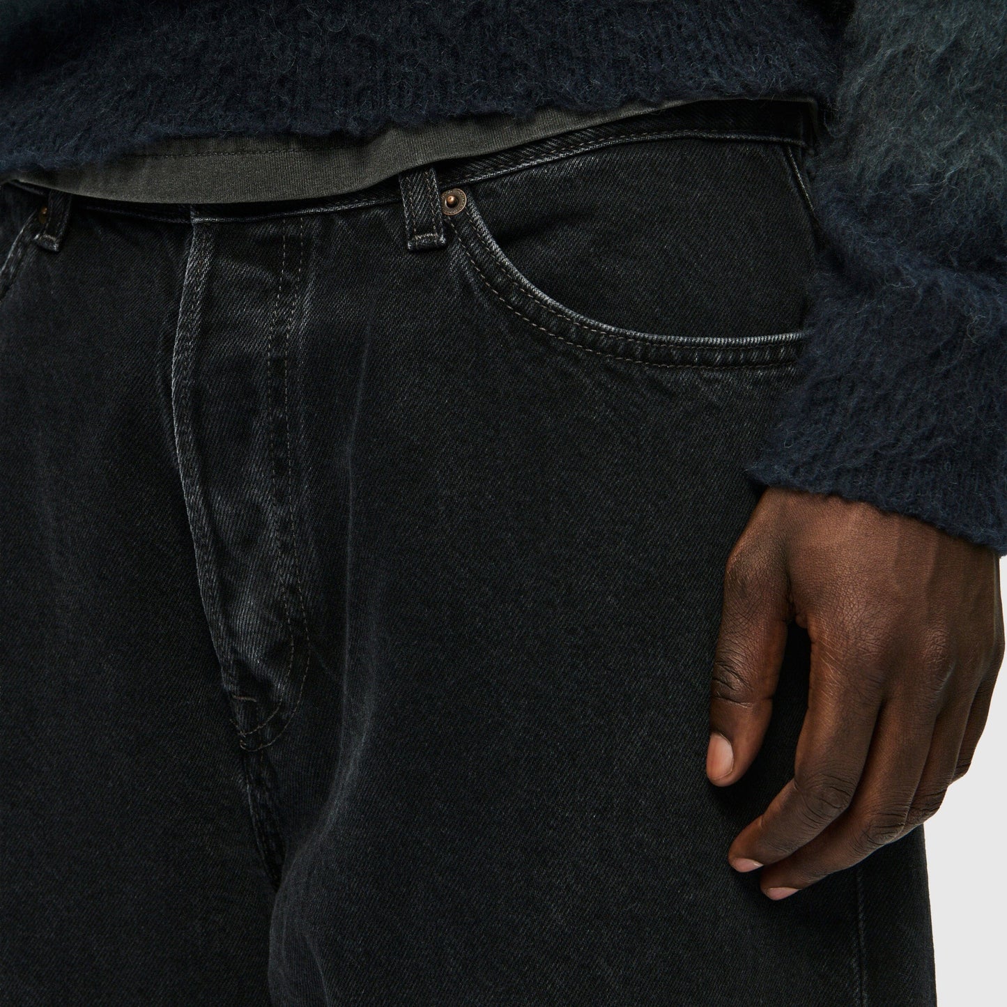Wood Wood Type 3 Jeans - Black Slate Pants Wood Wood 