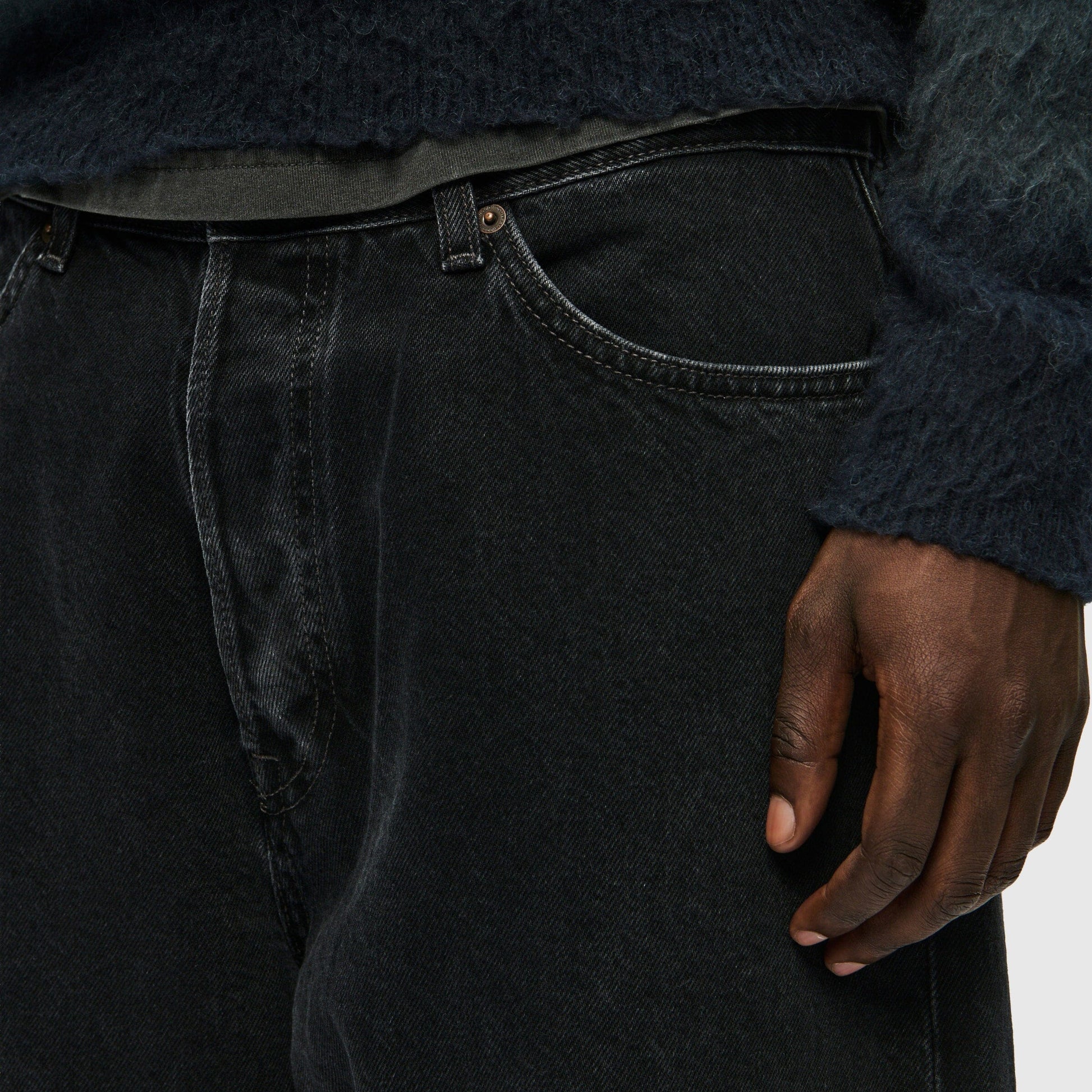 Wood Wood Type 3 Jeans - Black Slate Pants Wood Wood 