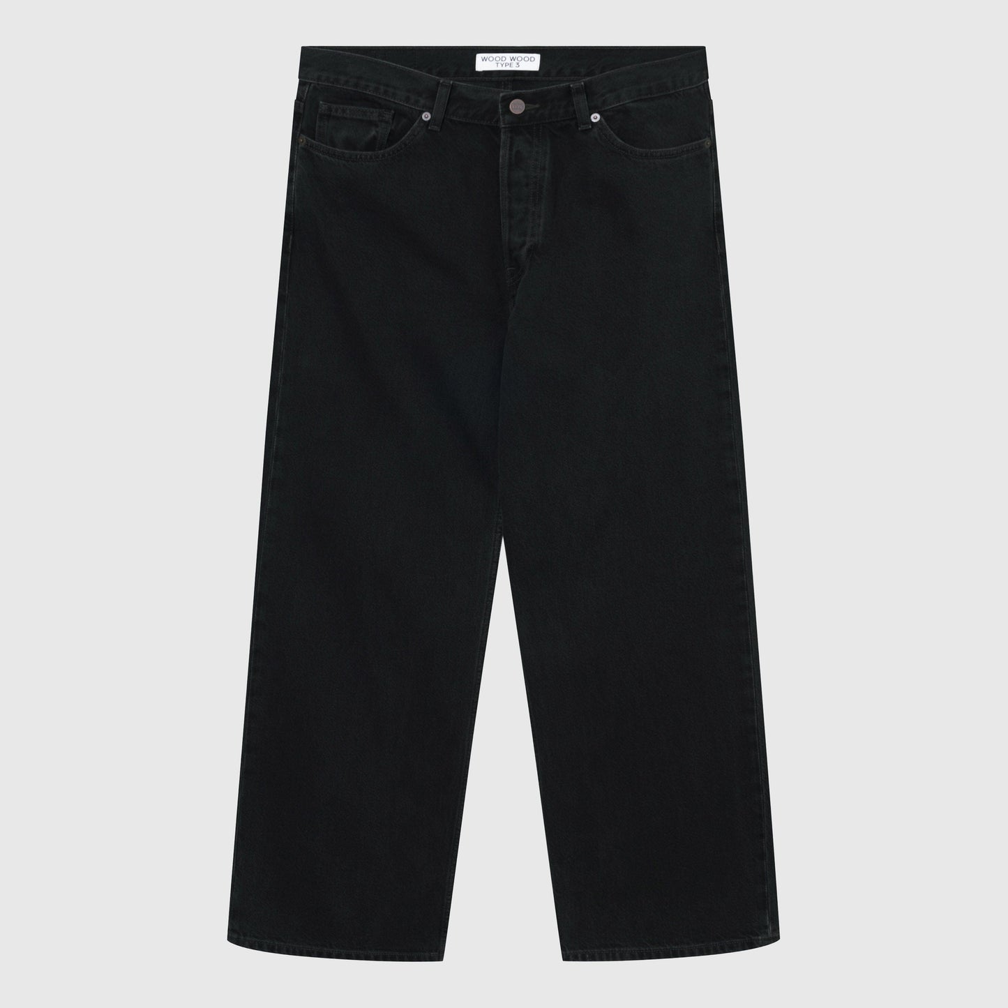 Wood Wood Type 3 Jeans - Black Slate Pants Wood Wood 