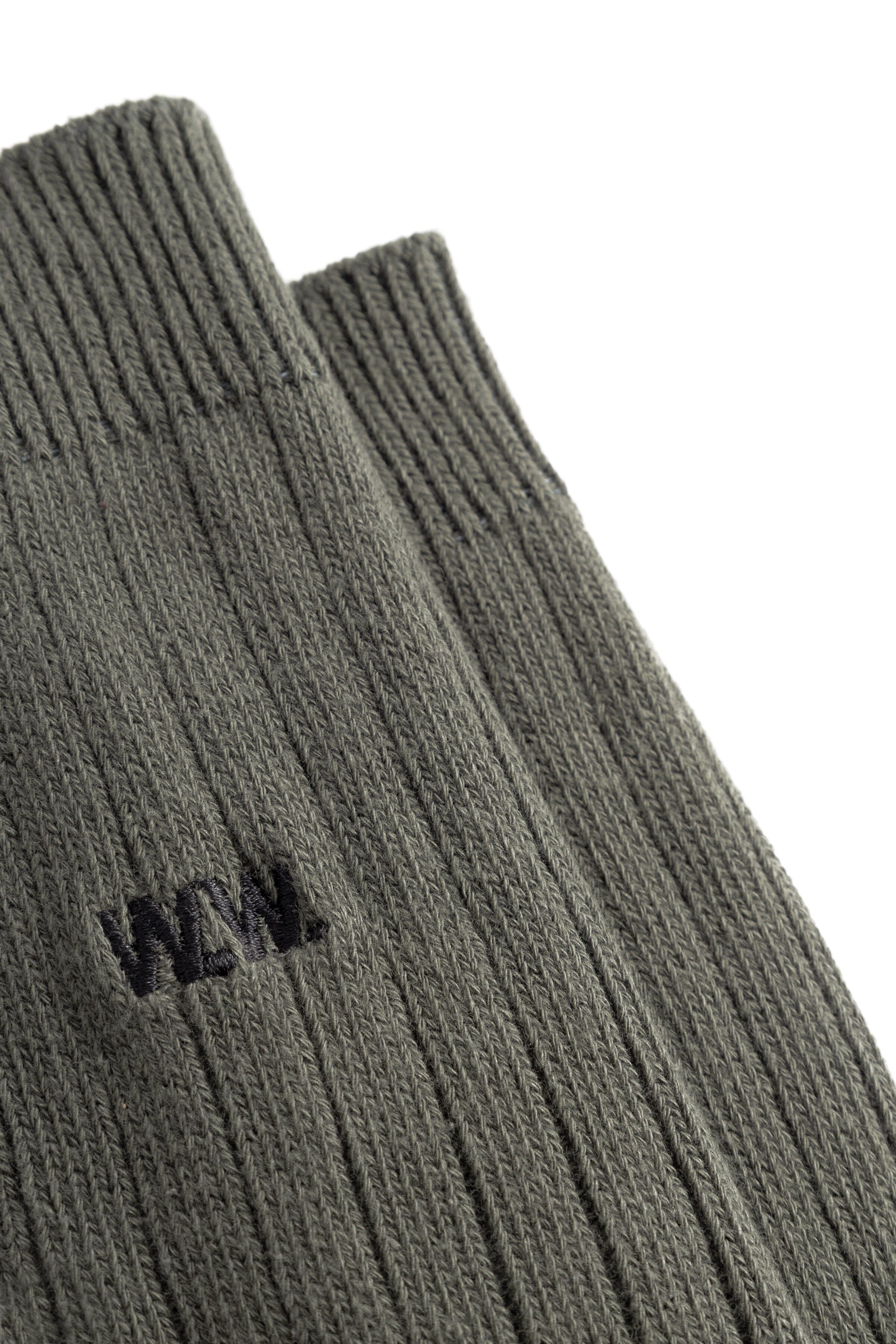 Wood Wood - WWDakota 2 Pack Sock - Silver Birch / Deep Depths Sokker Dapper 