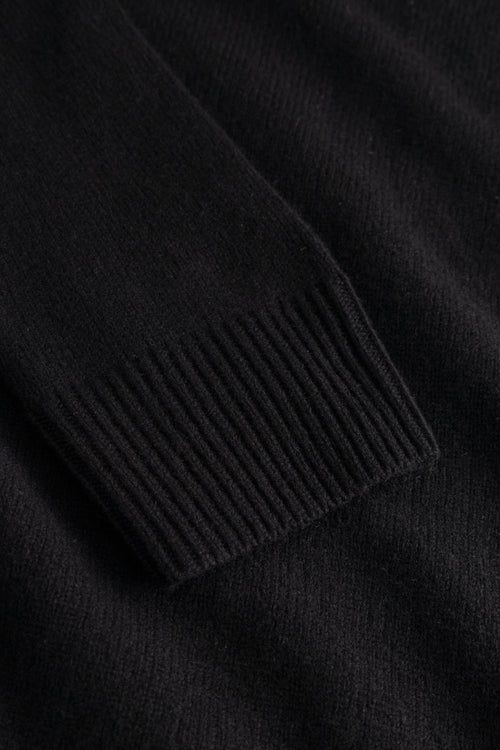 Wood Wood - WWlogo Crew Neck - Black Genser Wood Wood 