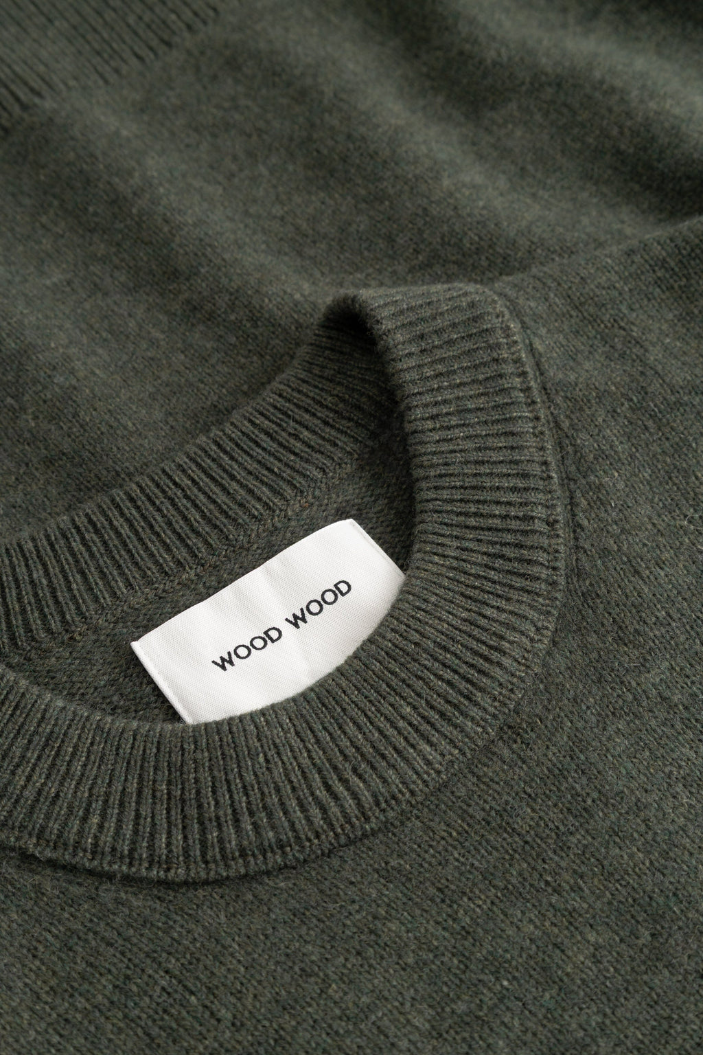 Wood Wood - WWlogo Crew Neck - Deep Depths Genser Wood Wood 