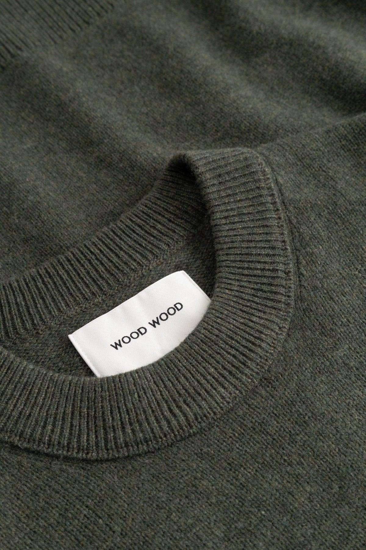 Wood Wood - WWlogo Crew Neck - Deep Depths Genser Wood Wood 