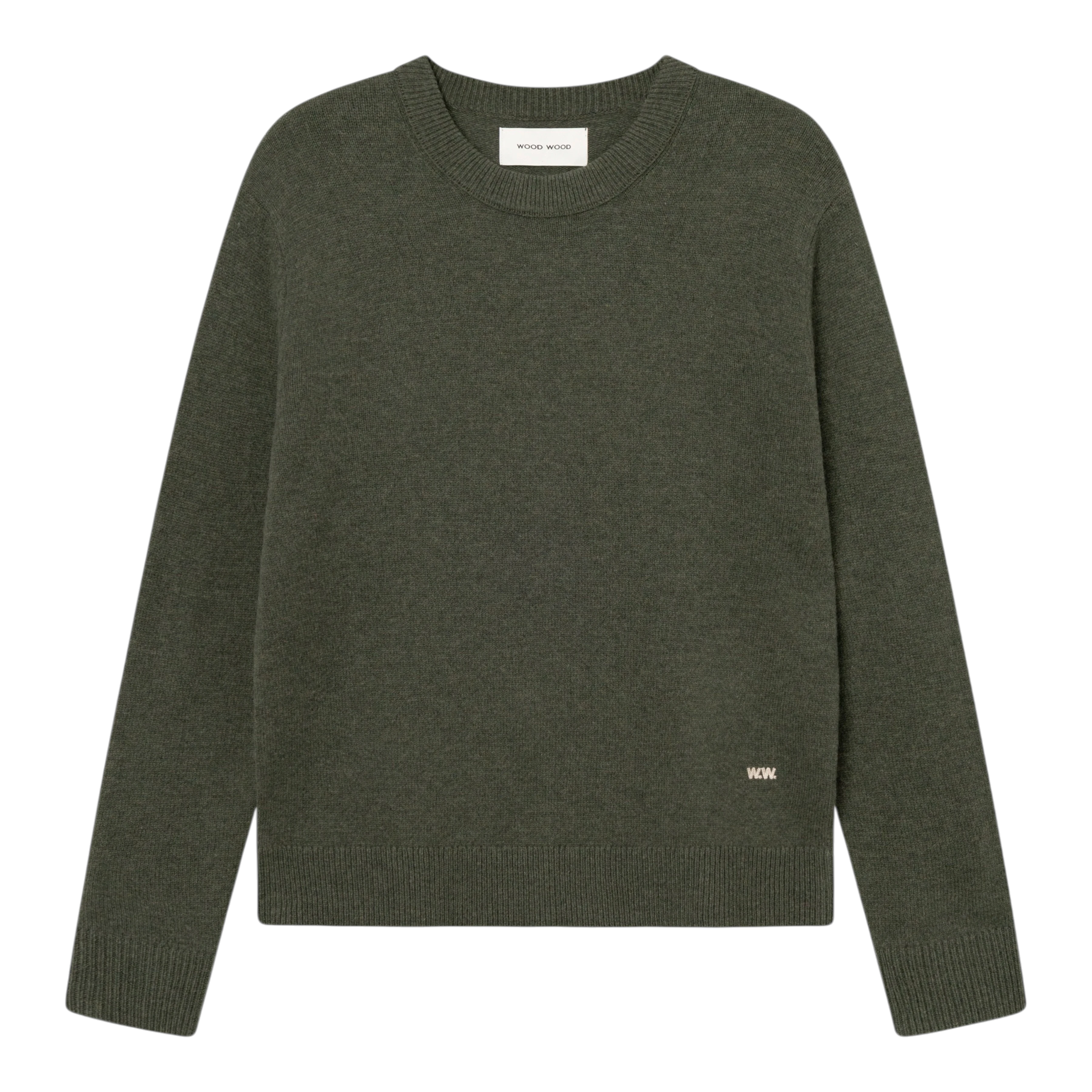 Wood Wood - WWlogo Crew Neck - Deep Depths Genser Wood Wood 