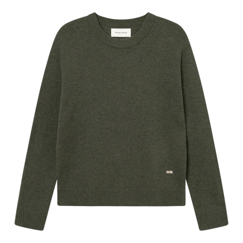 Wood Wood - WWlogo Crew Neck - Deep Depths Genser Wood Wood 
