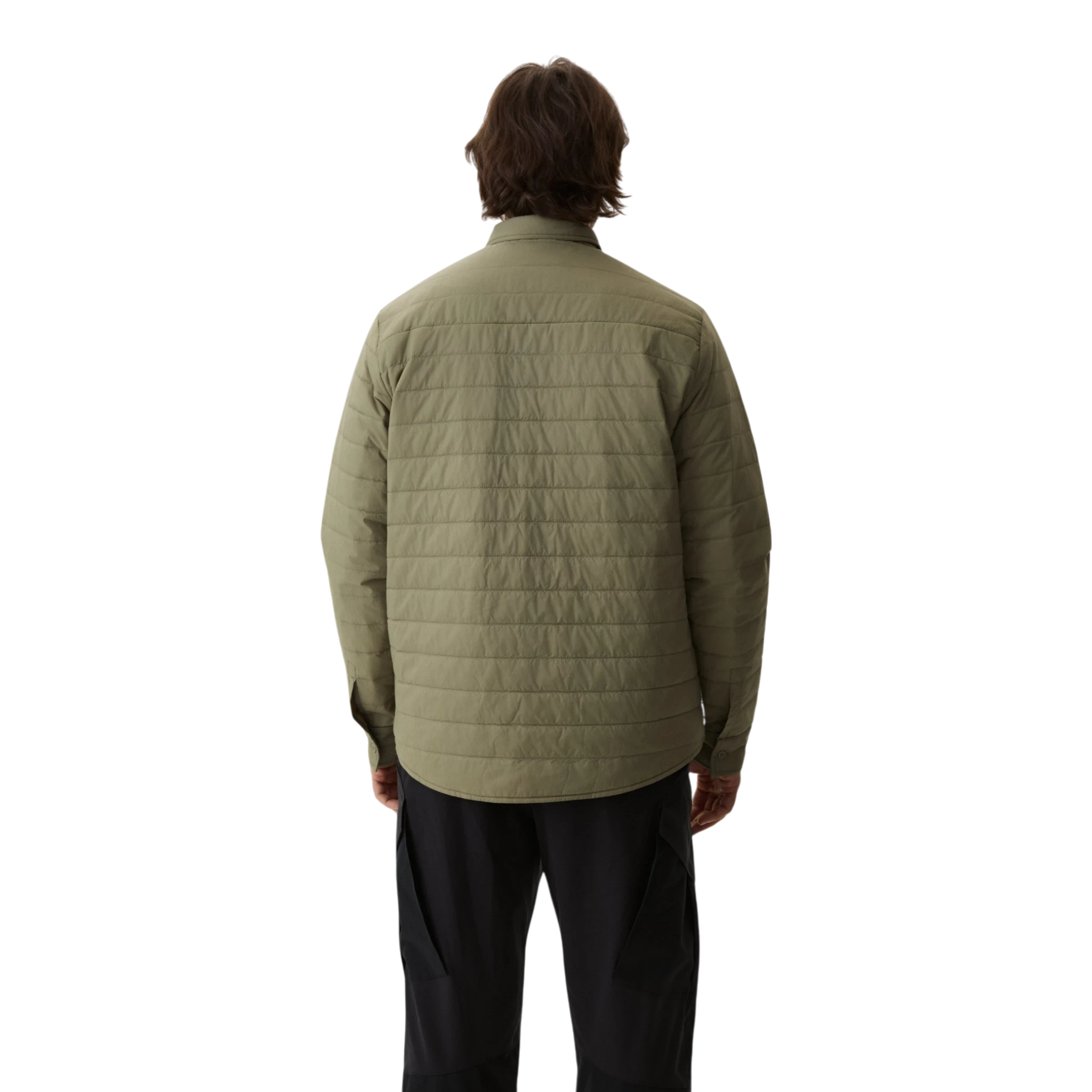 Yama Ember Puffer Shirt - Moss Green Shirt Yama 