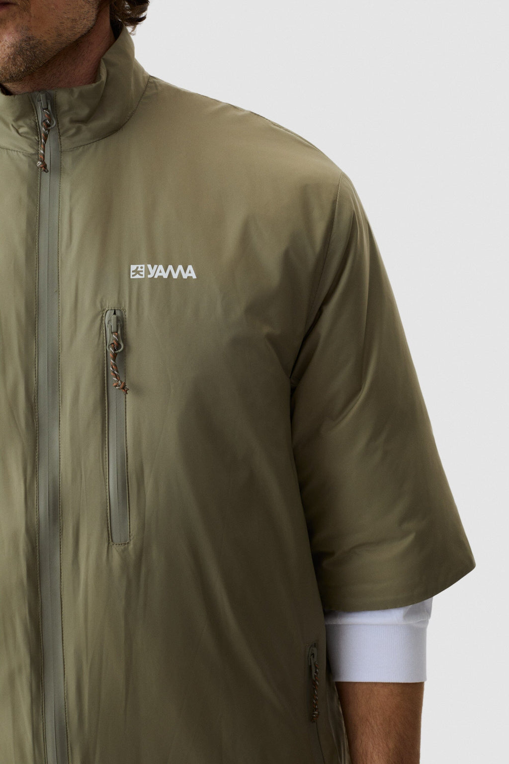 Yama Strata Plain Jacket - Moss Green Jacket Yama 