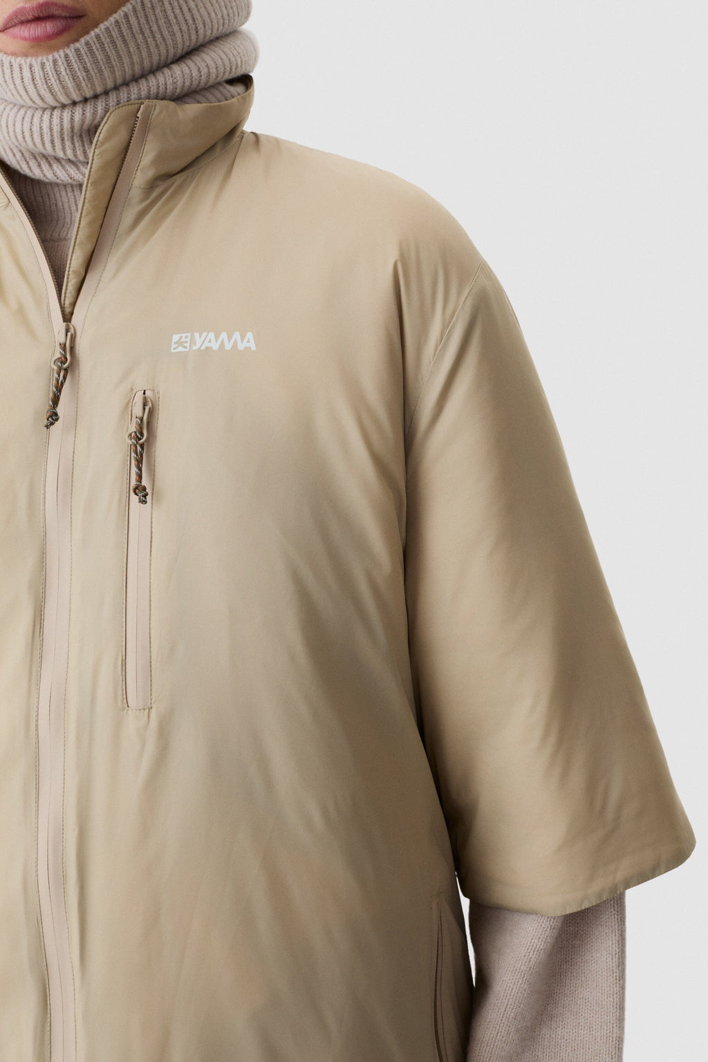 Yama Strata Plain Jacket - Sand Dune Jacket Yama 