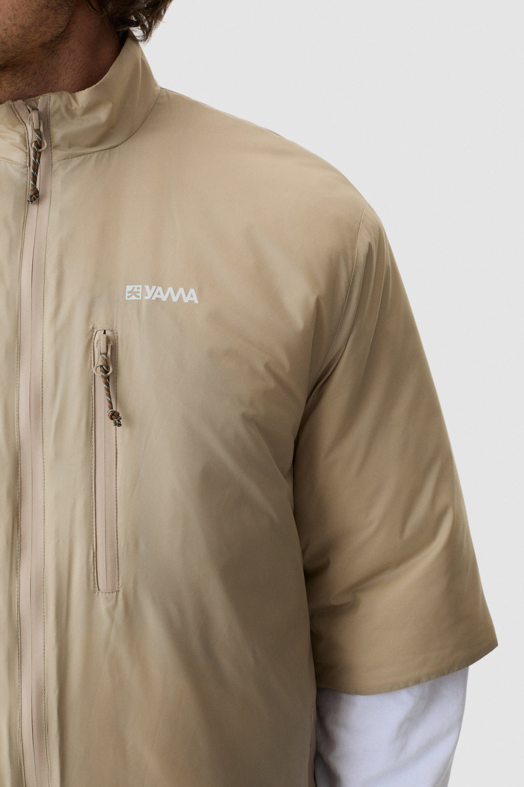 Yama Strata Plain Jacket - Sand Dune Jacket Yama 