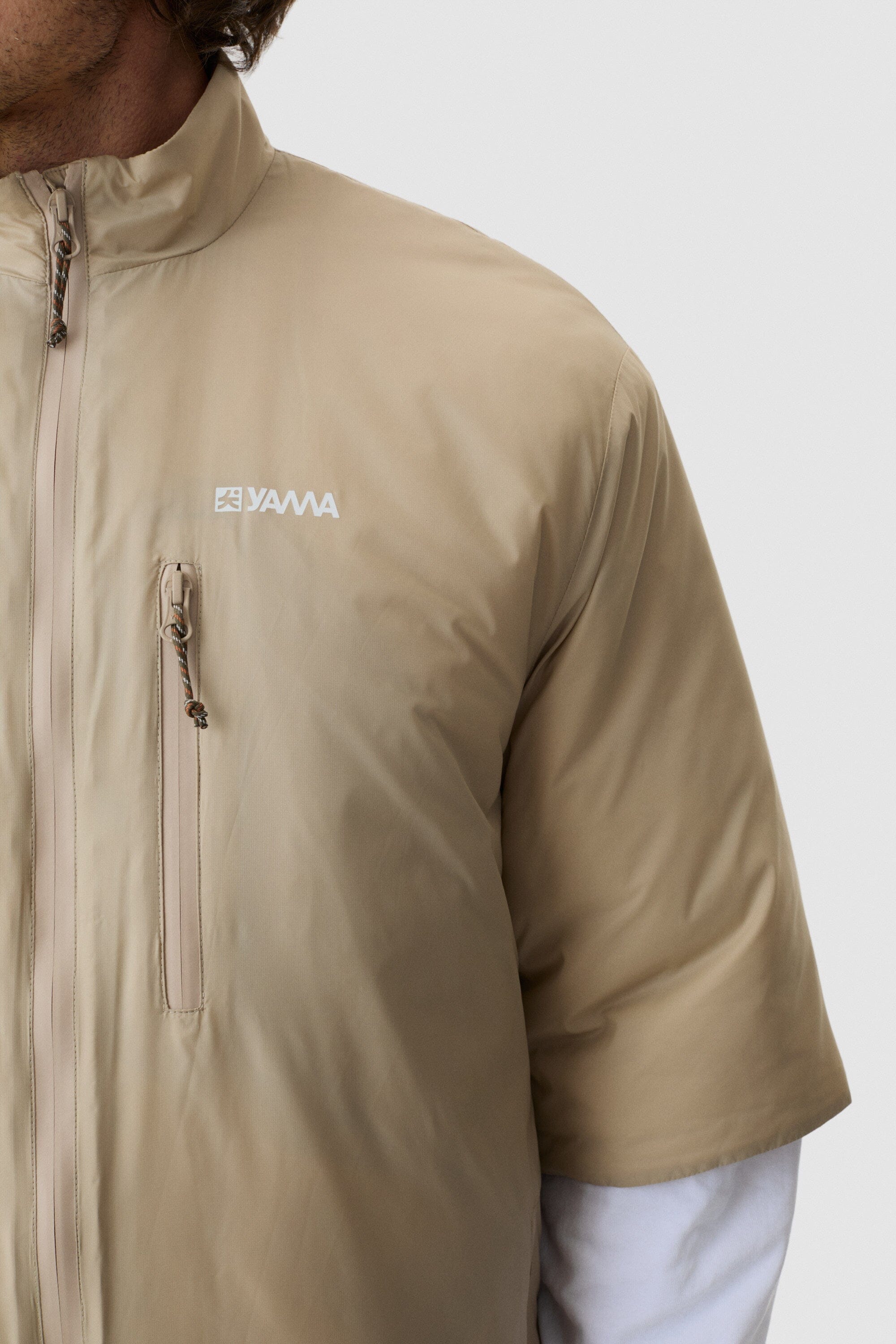 Yama Strata Plain Jacket - Sand Dune Jacket Yama 
