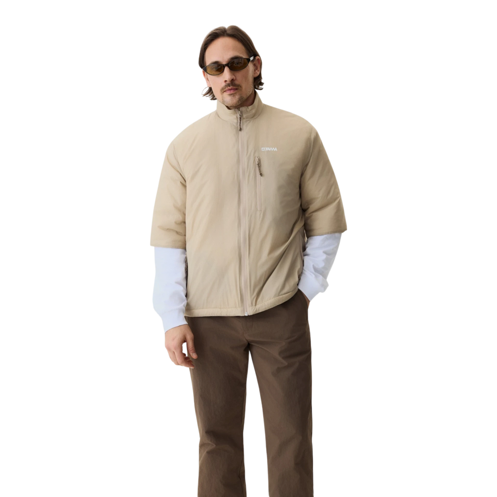 Yama Strata Plain Jacket - Sand Dune Jacket Yama 