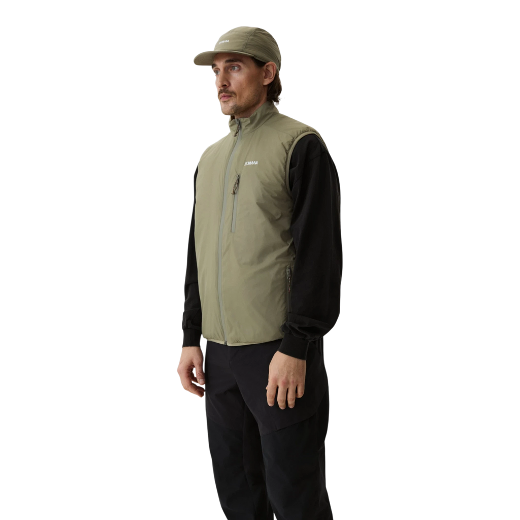 Yama Traverse Plain Vest - Moss Green Vest Yama 