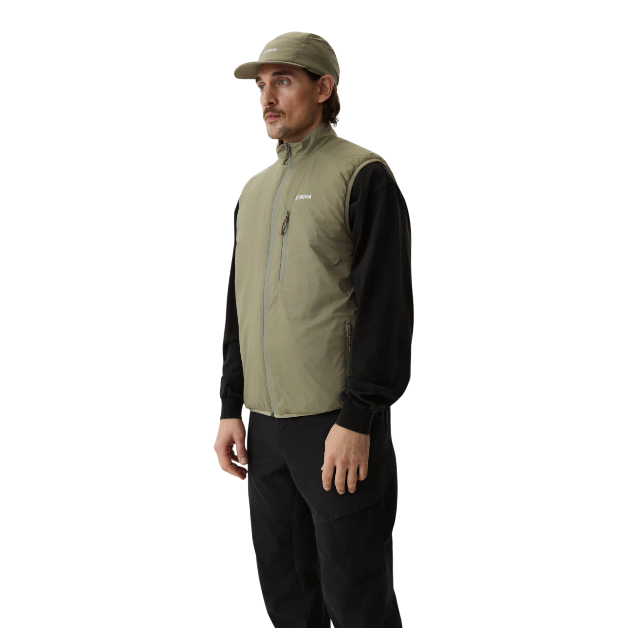 Yama Traverse Plain Vest - Moss Green Vest Yama 