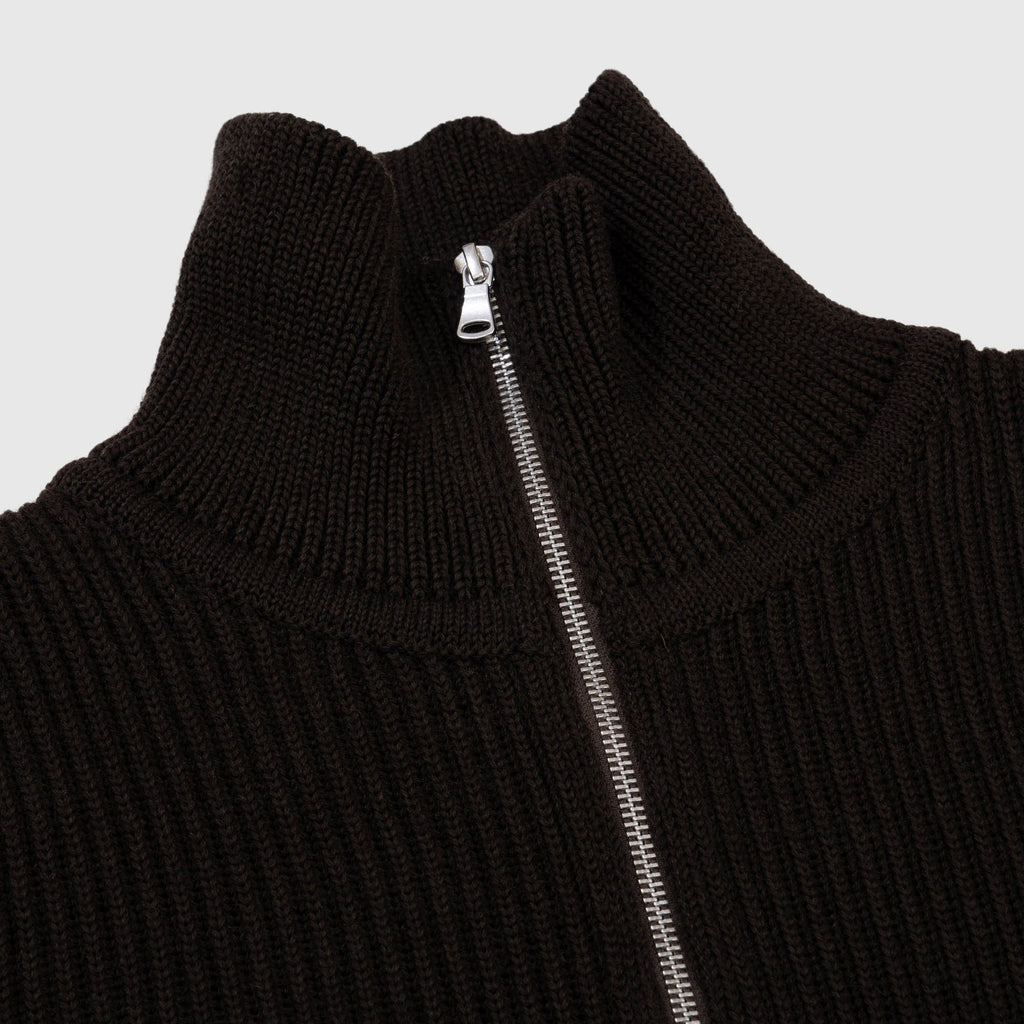 Andersen-Andersen Half Zip - Hunting Green Knitwear Andersen-Andersen 