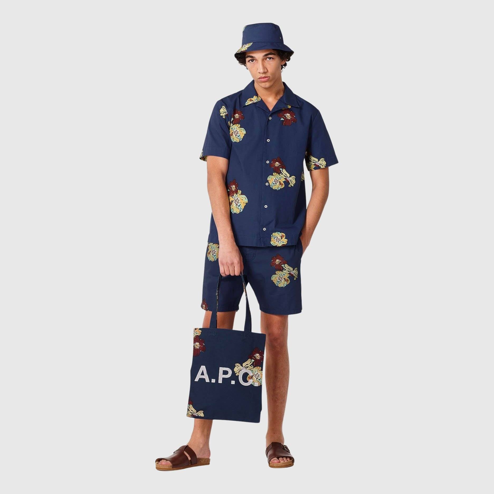 A.P.C. Tote Lou - Dark Navy Tote Bag A.P.C. 
