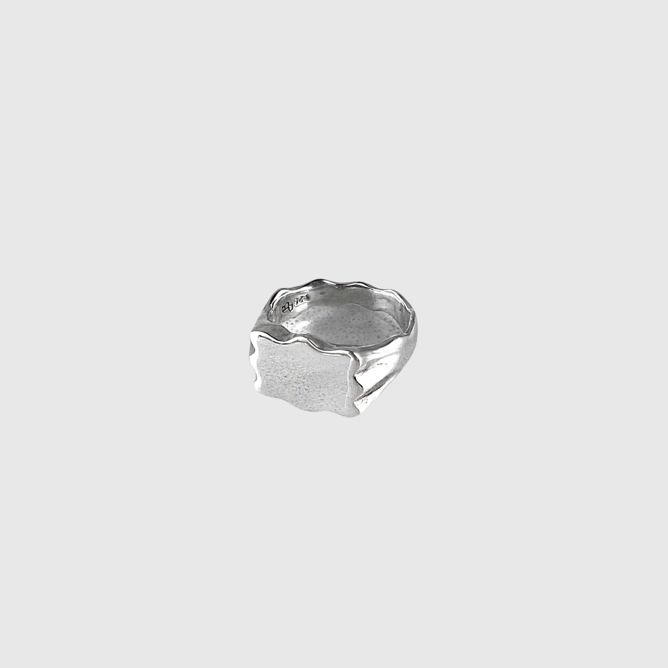 Aur Studio Edvard Signet Ring - Silver Jewellery Aur Studio 