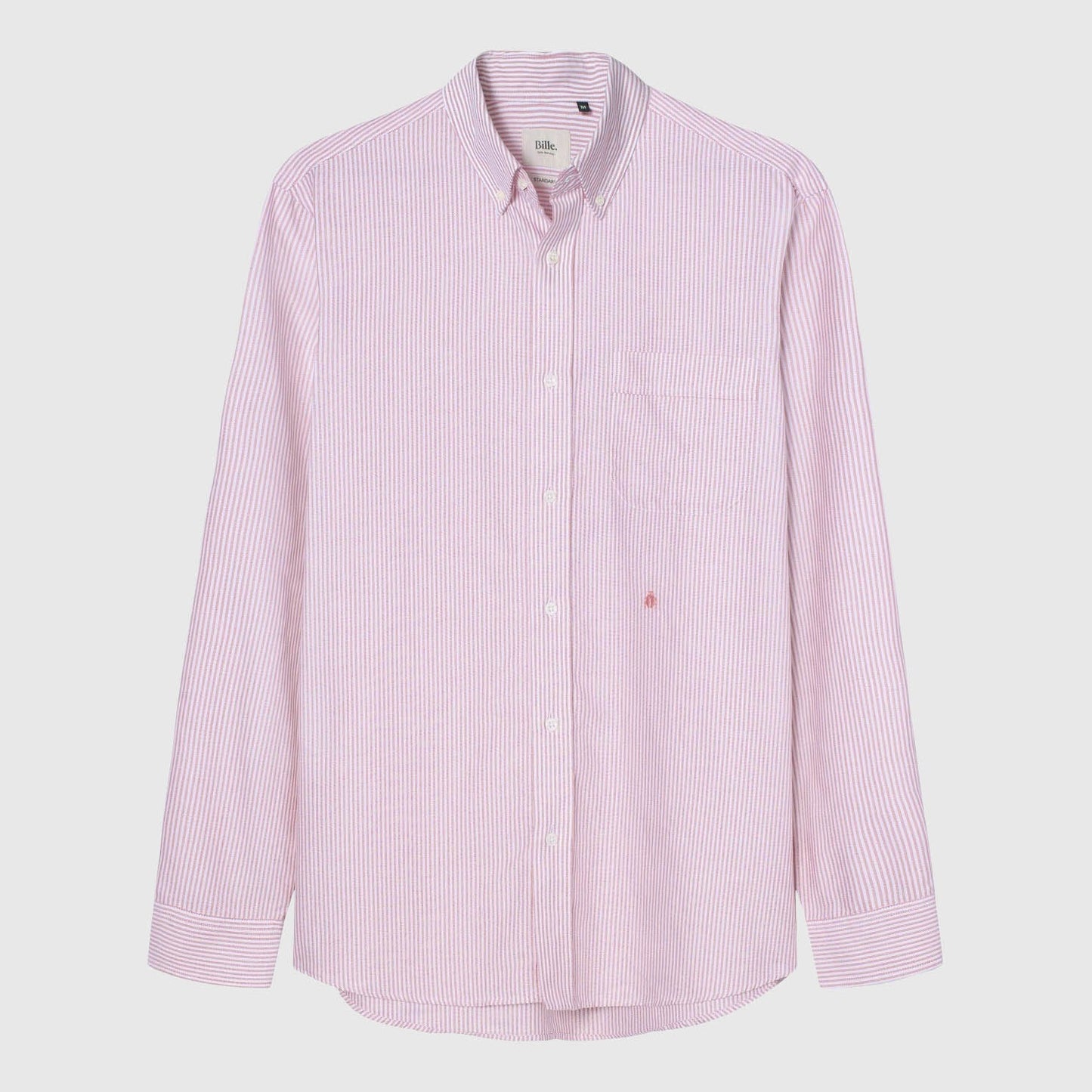 Bille University Striped Oxford Shirt - Pink Bille 