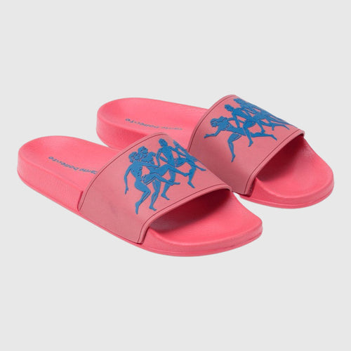 Carne Bollente Fast & Curious Pool Slides - Pink Shoes Carne Bollente 