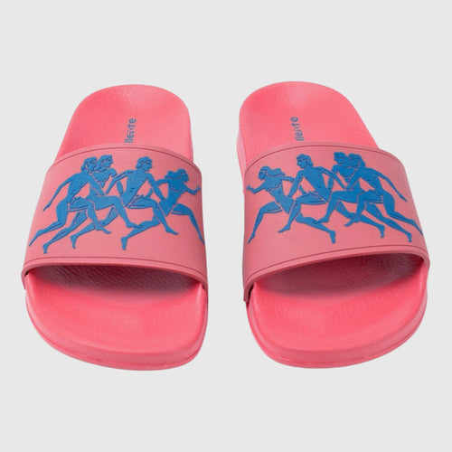 Carne Bollente Fast & Curious Pool Slides - Pink Shoes Carne Bollente 