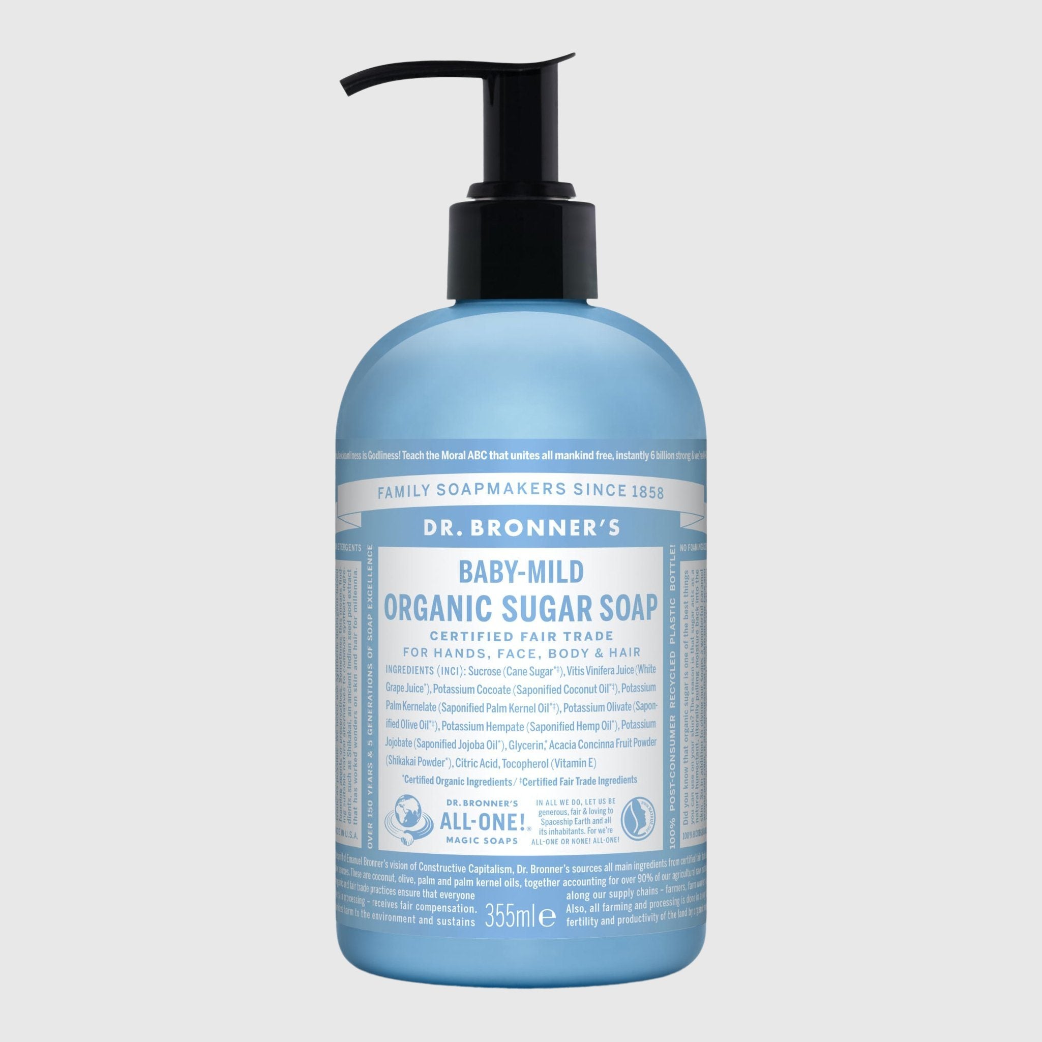 Dr. Bronner's Organic Sugar Soap Hand Soap Dr. Bronner's Fragrance Free 
