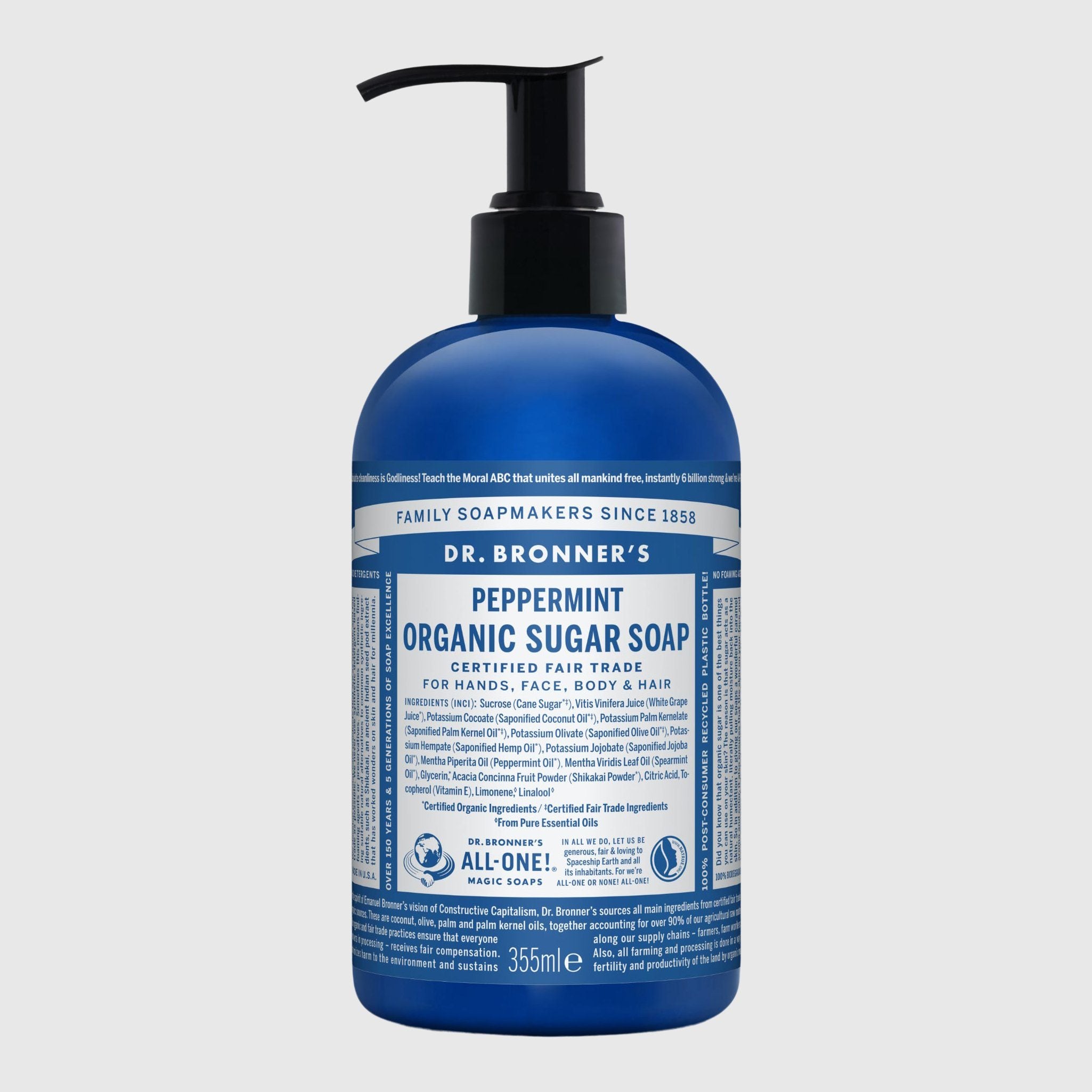 Dr. Bronner's Organic Sugar Soap Hand Soap Dr. Bronner's Peppermint 