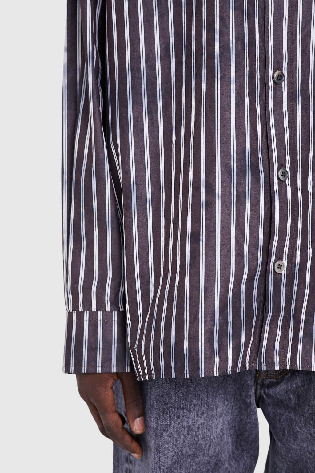 Études Illusion Shirt - Striped Dyed Shirt Etudes 