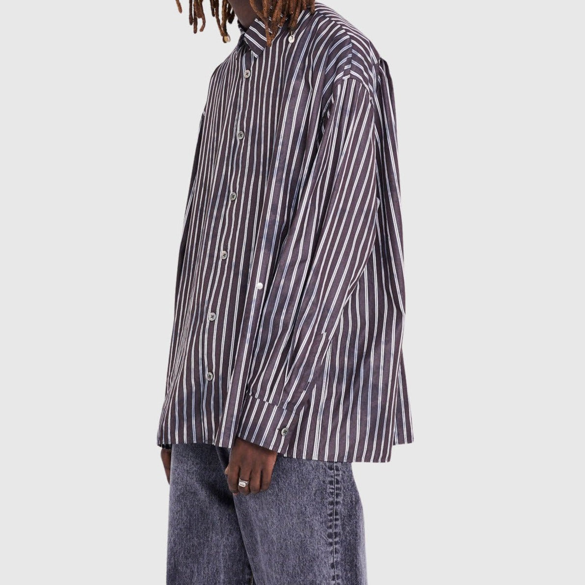 Études Illusion Shirt - Striped Dyed Shirt Etudes 