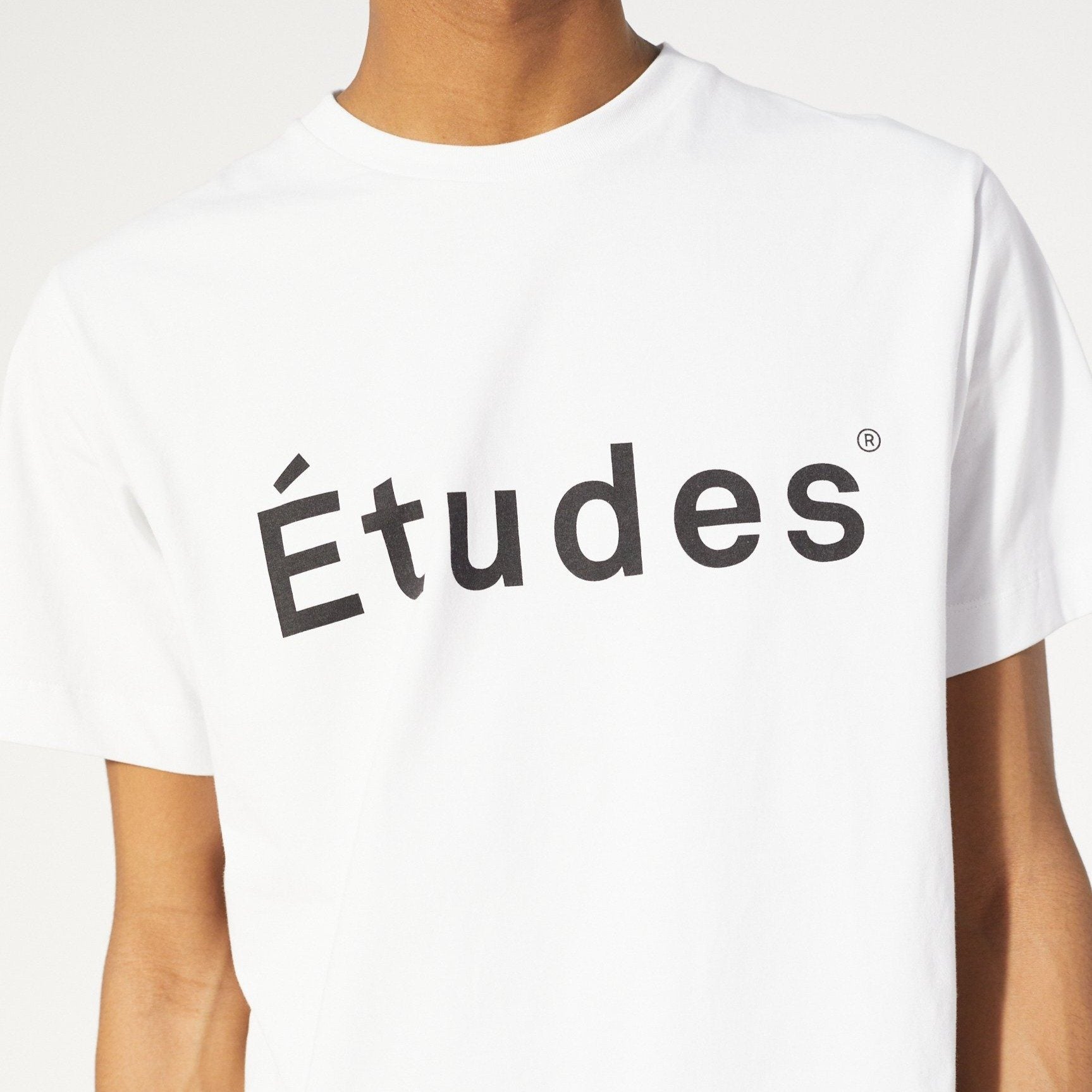Études Logo Wonder T-shirt - White T-shirt Études 