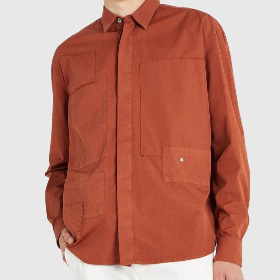 Études Paysage Dyed Shirt - Brown Shirt Etudes 