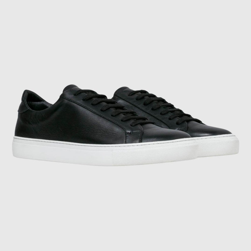 Garment Project Leather Sneaker - Black Sneakers Garment Project 