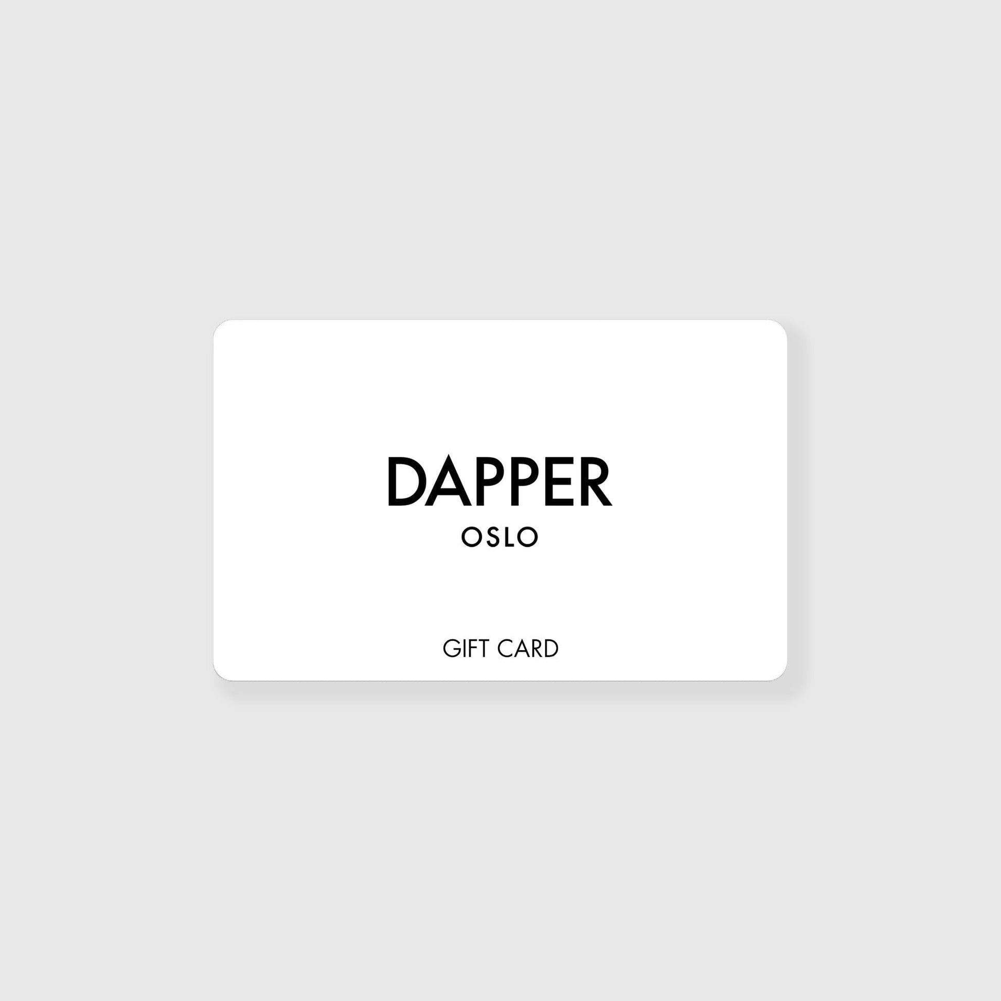 Gift Card Gavekort Dapper 