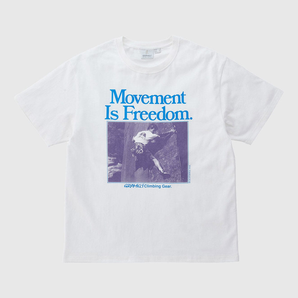 Gramicci Movement T-shirt - White T-shirt Gramicci 