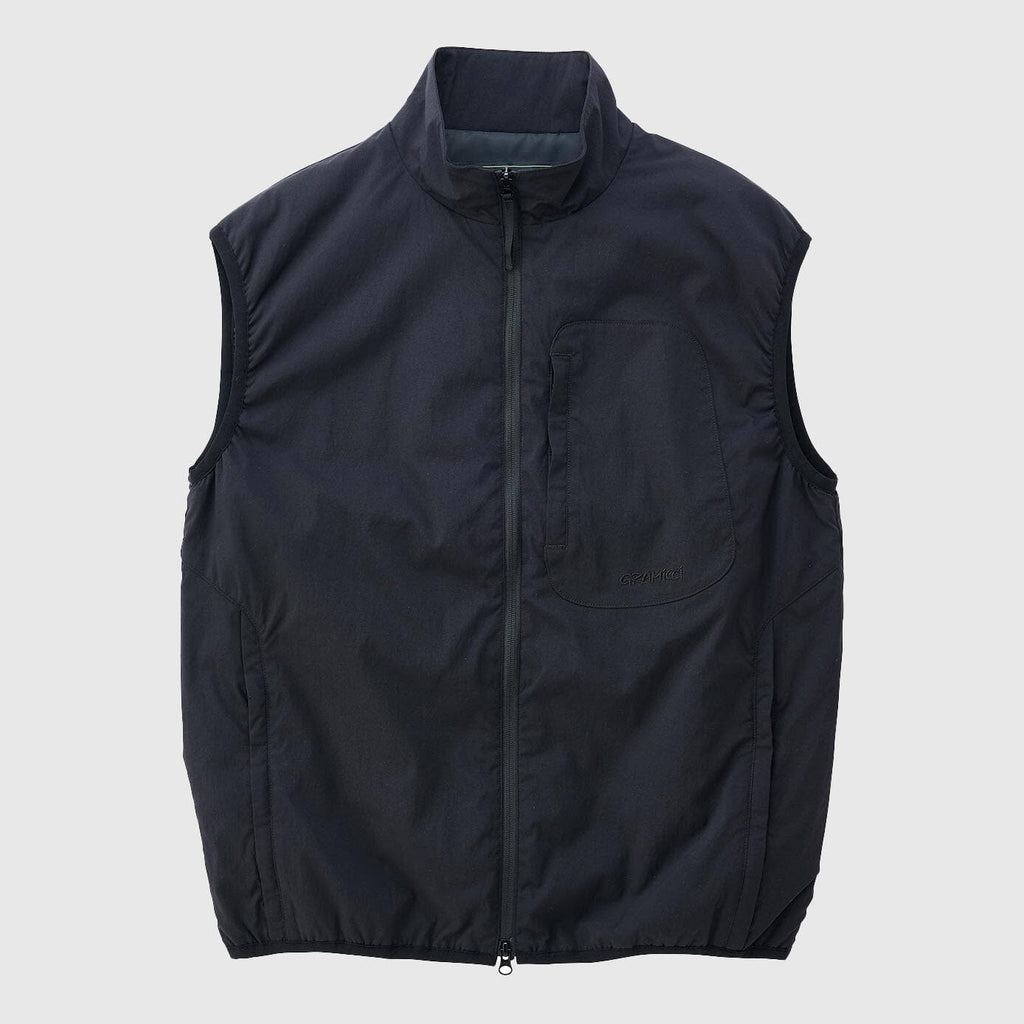 Gramicci Softshell EQT Padding Vest - Black Outerwear Gramicci 