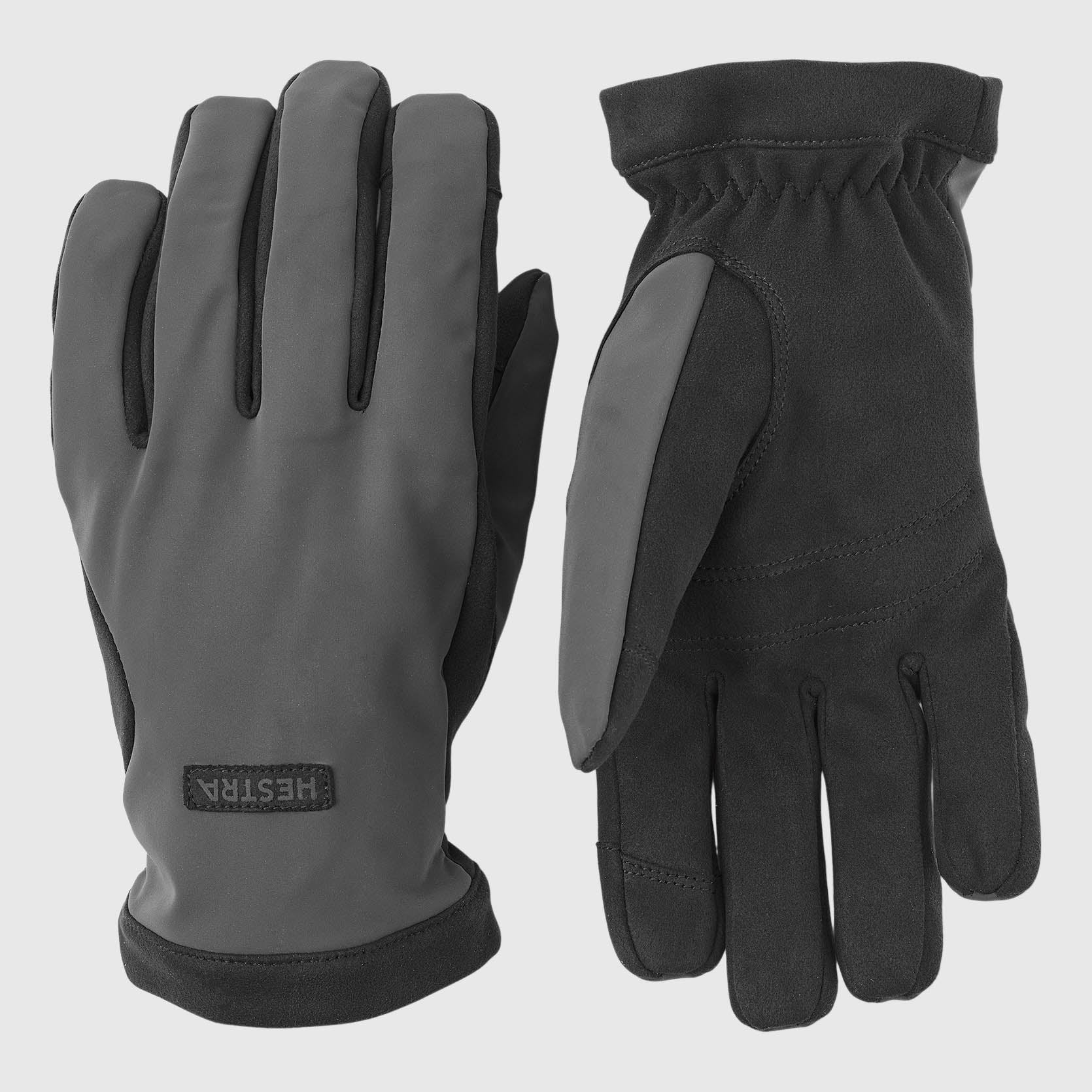 Hestra Mason Gloves - Dark Grey / Black Gloves Hestra 
