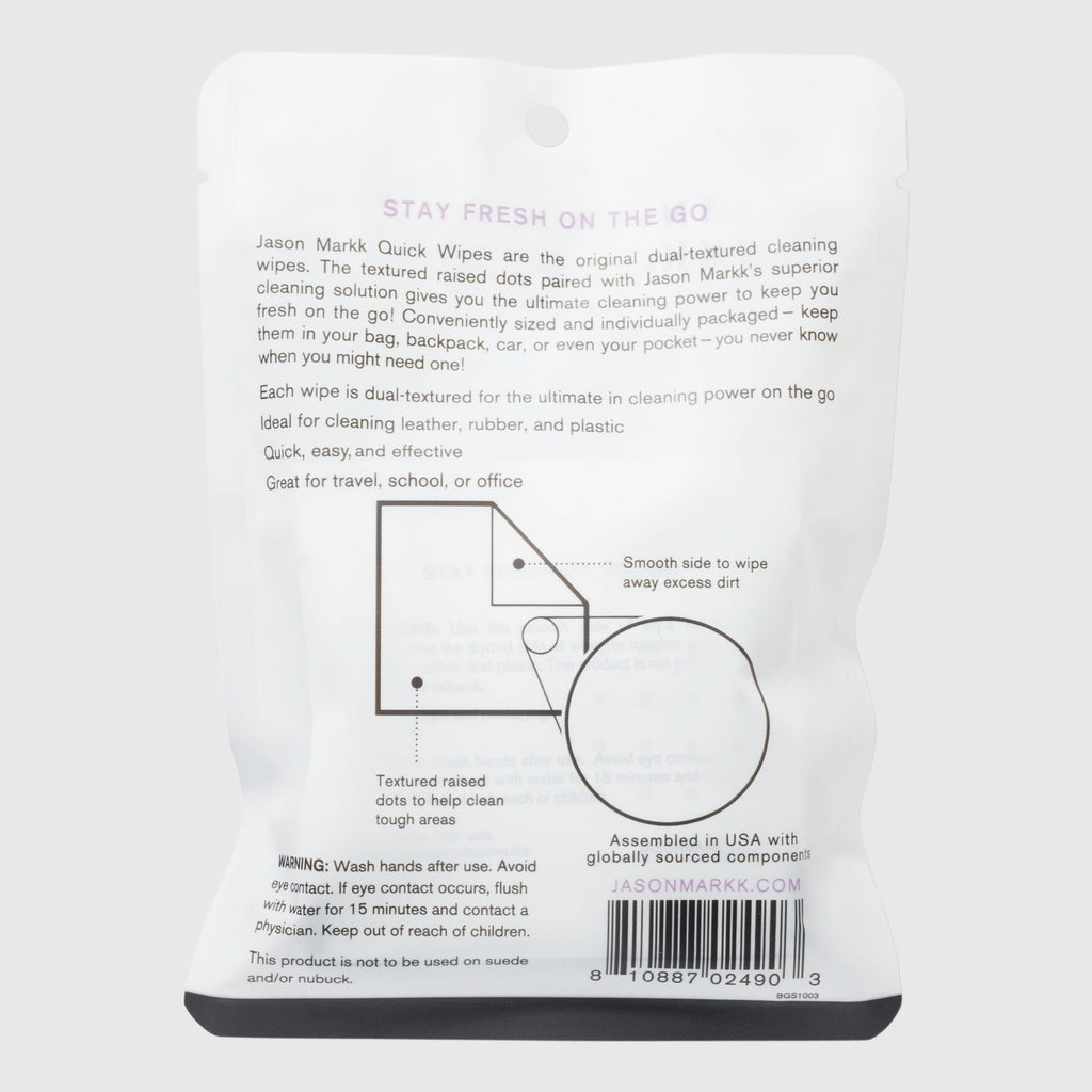 Jason Markk Quick Wipes - 3 pack Shoe Care Jason Markk 