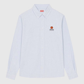 Kenzo Boke Flower Crest Casual Shirt - Sky Blue Shirt Kenzo 