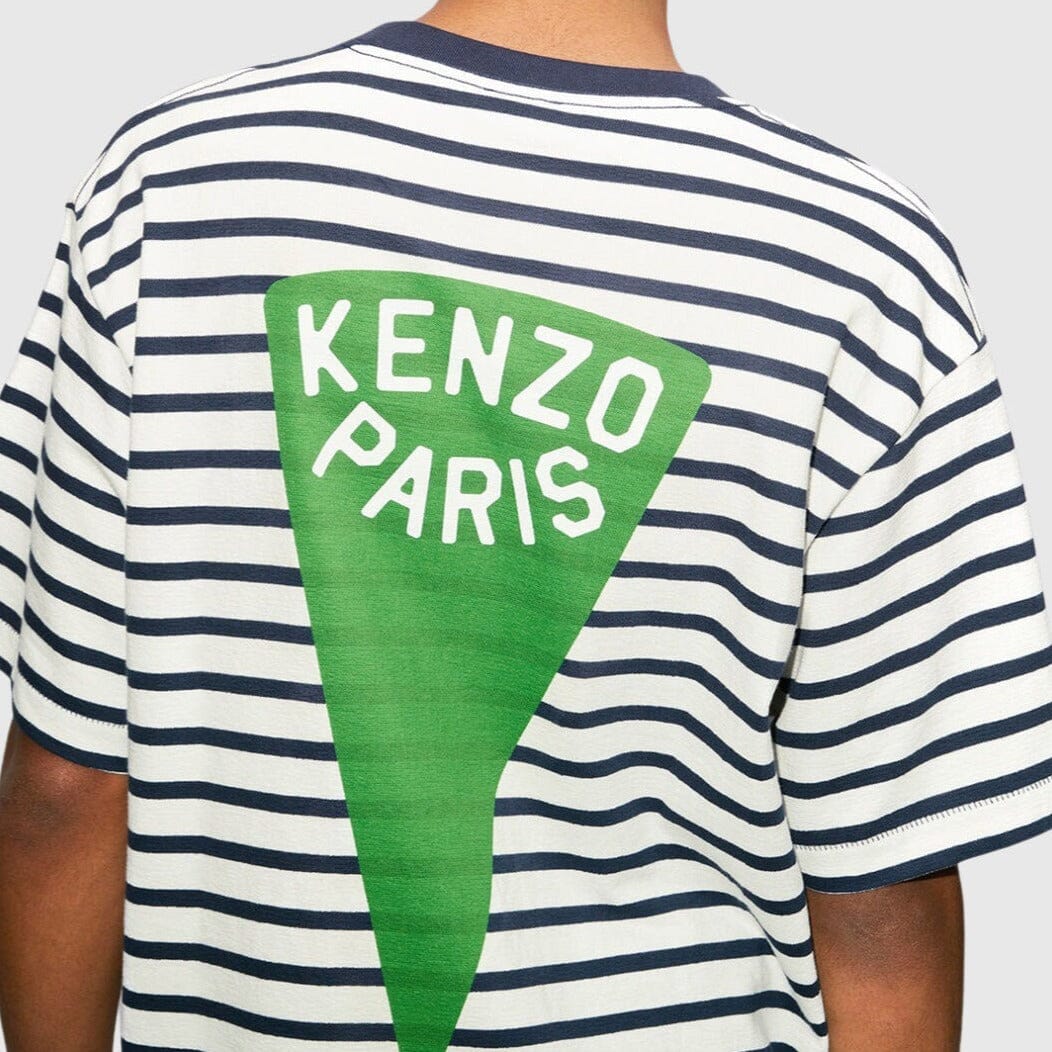 Kenzo Nautical Striped Oversize T-Shirt - Midnight Blue T-shirt Kenzo 