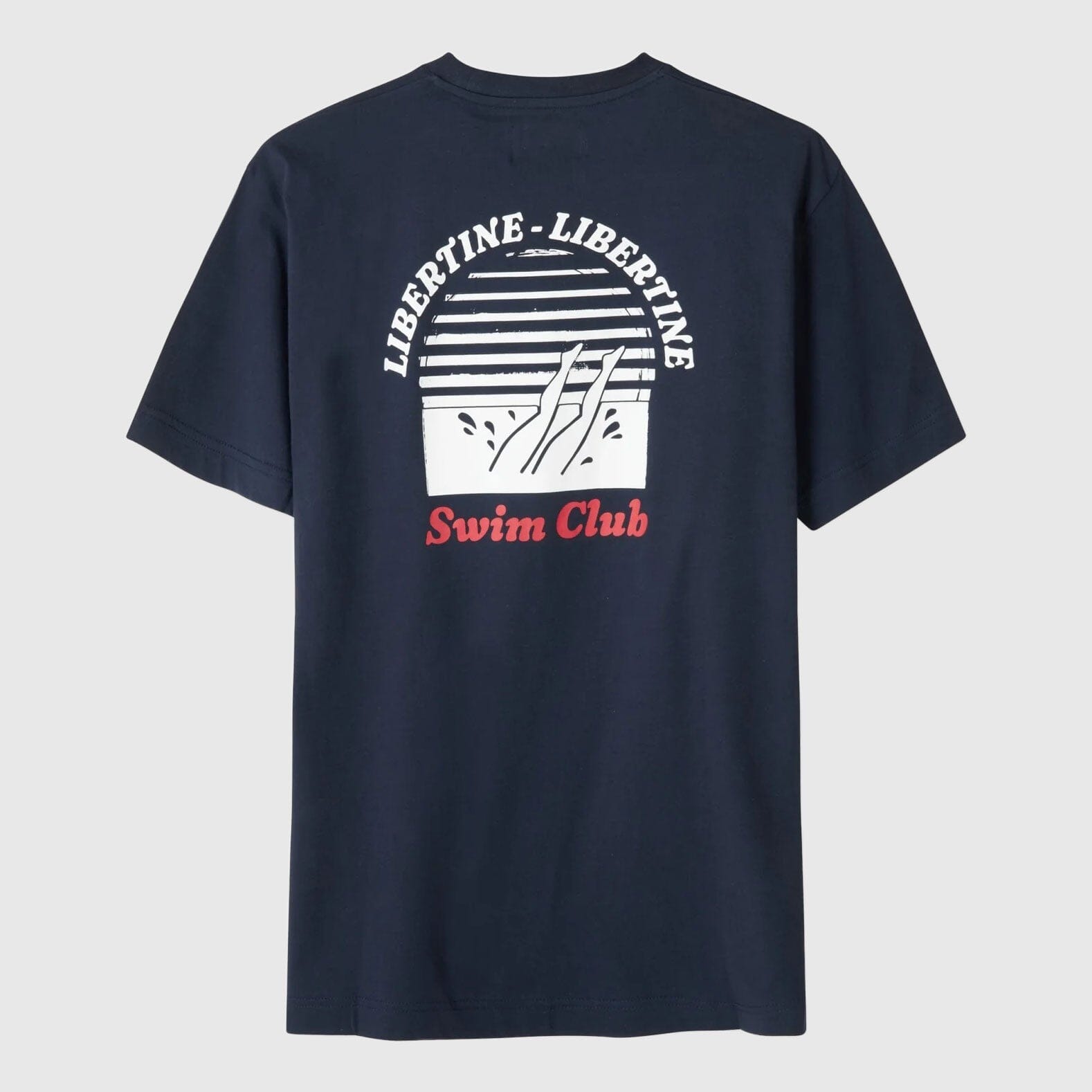 Libertine-Libertine Beat Swim Club T-Shirt - Navy T-shirt Libertine-Libertine 