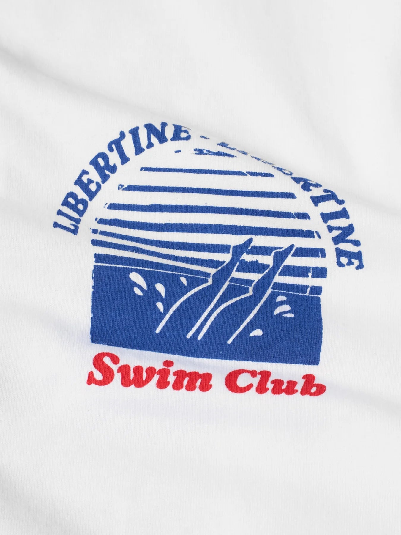 Libertine-Libertine Beat Swim Club T-Shirt - White T-shirt Libertine-Libertine 