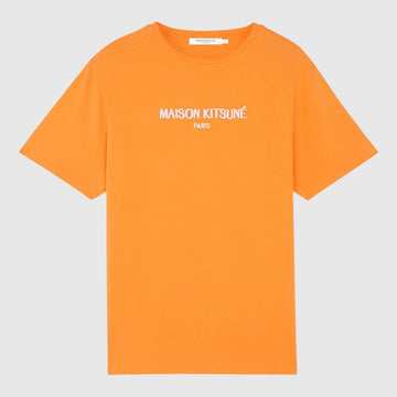 Maison Kitsuné Paris Relaxed Tee-Shirt - Neon Orange T-shirt Maison Kitsuné 