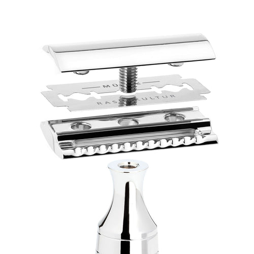 Mühle R89 Grande tradisjonell barberhøvel Barberhøvel - Lukket kam Mühle 
