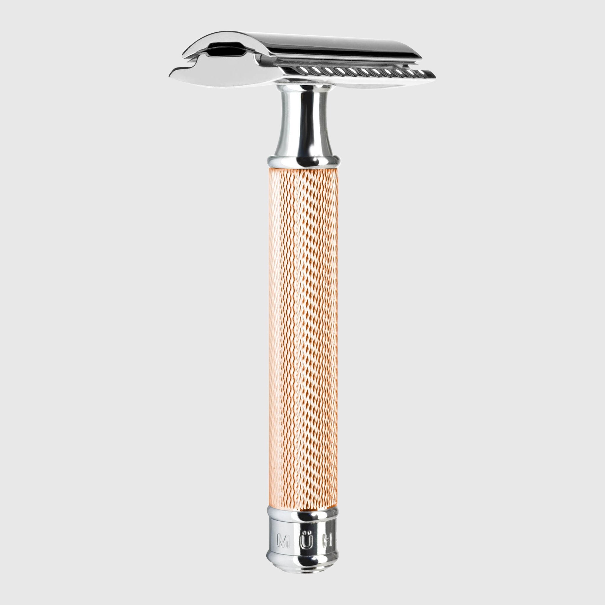 Mühle R89 Rosegull tradisjonell barberhøvel Barberhøvel - Lukket kam Mühle 