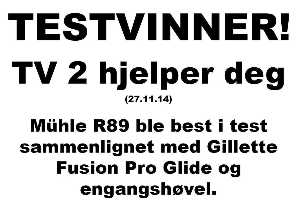 Mühle R89 tradisjonell barberhøvel Barberhøvel - Lukket kam Mühle 