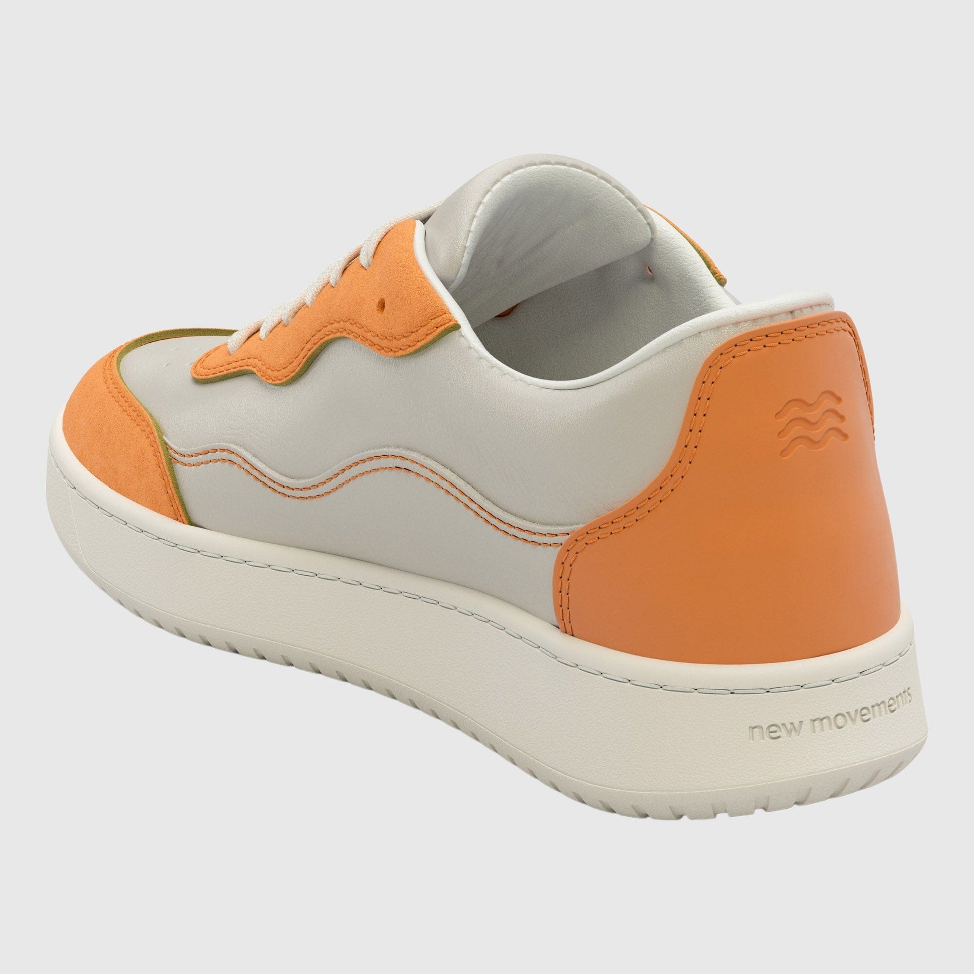 New Movements Allrounder S - Beige / Orange Sneakers New Movements 