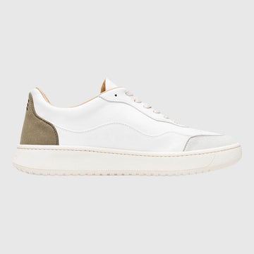New Movements Vegan Allrounders Sneaker - White Olive Sneakers New Movements 