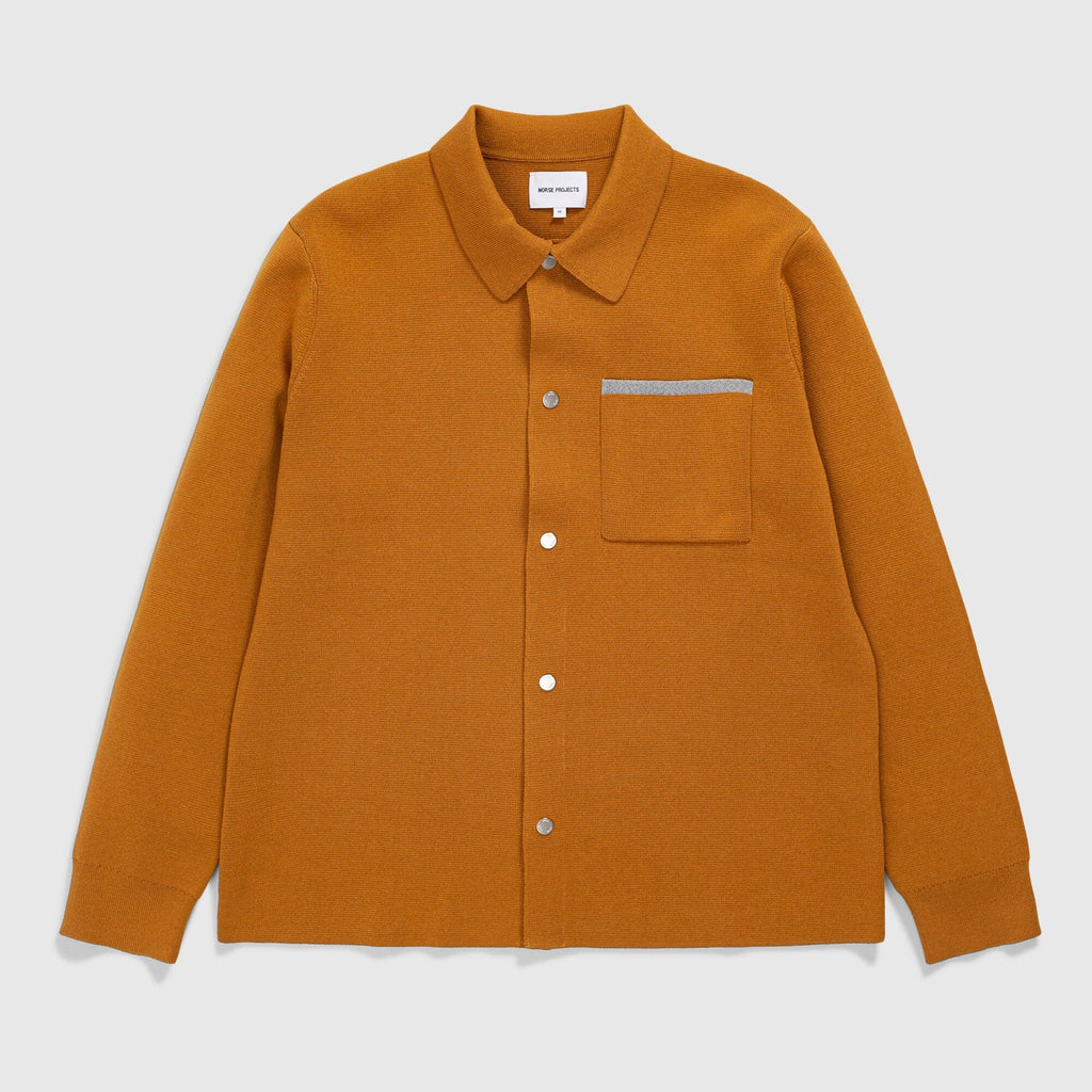 Norse Projects Erik Milano Coach Jacket - Turmeric Yellow Jacket Norse Projects 