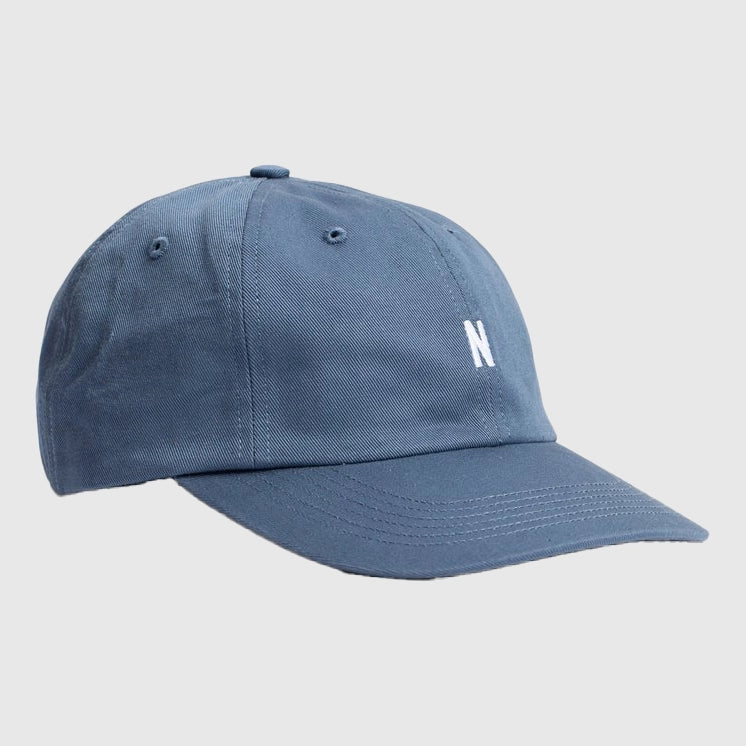 Norse Projects Twill Sports Cap - Light Stone Blue Cap Norse Projects 