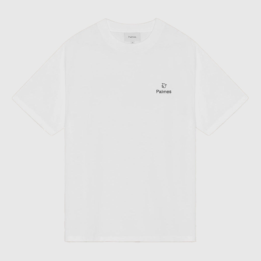 Palmes Allan T-Shirt - White T-shirt Palmes 