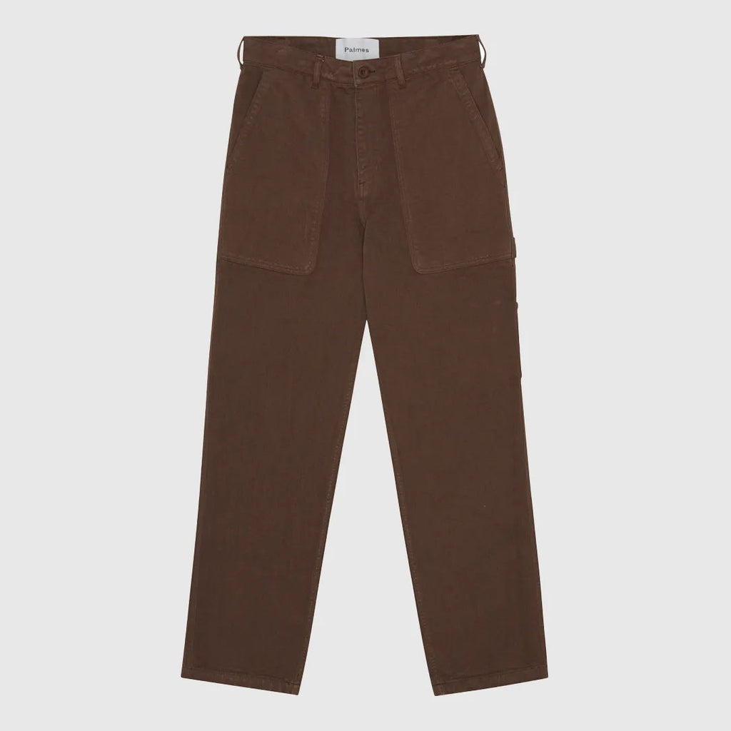 Palmes Broom Trousers - Brown Pants Palmes 