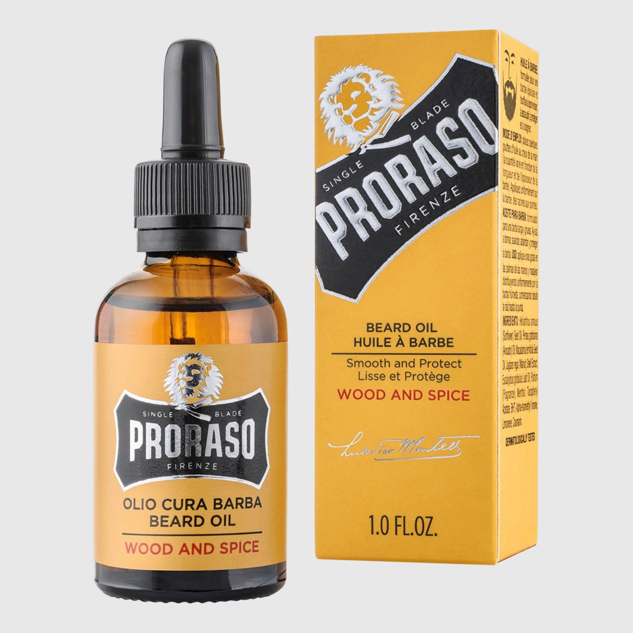 Proraso skjeggolje - Tre og krydder Beard Proraso 